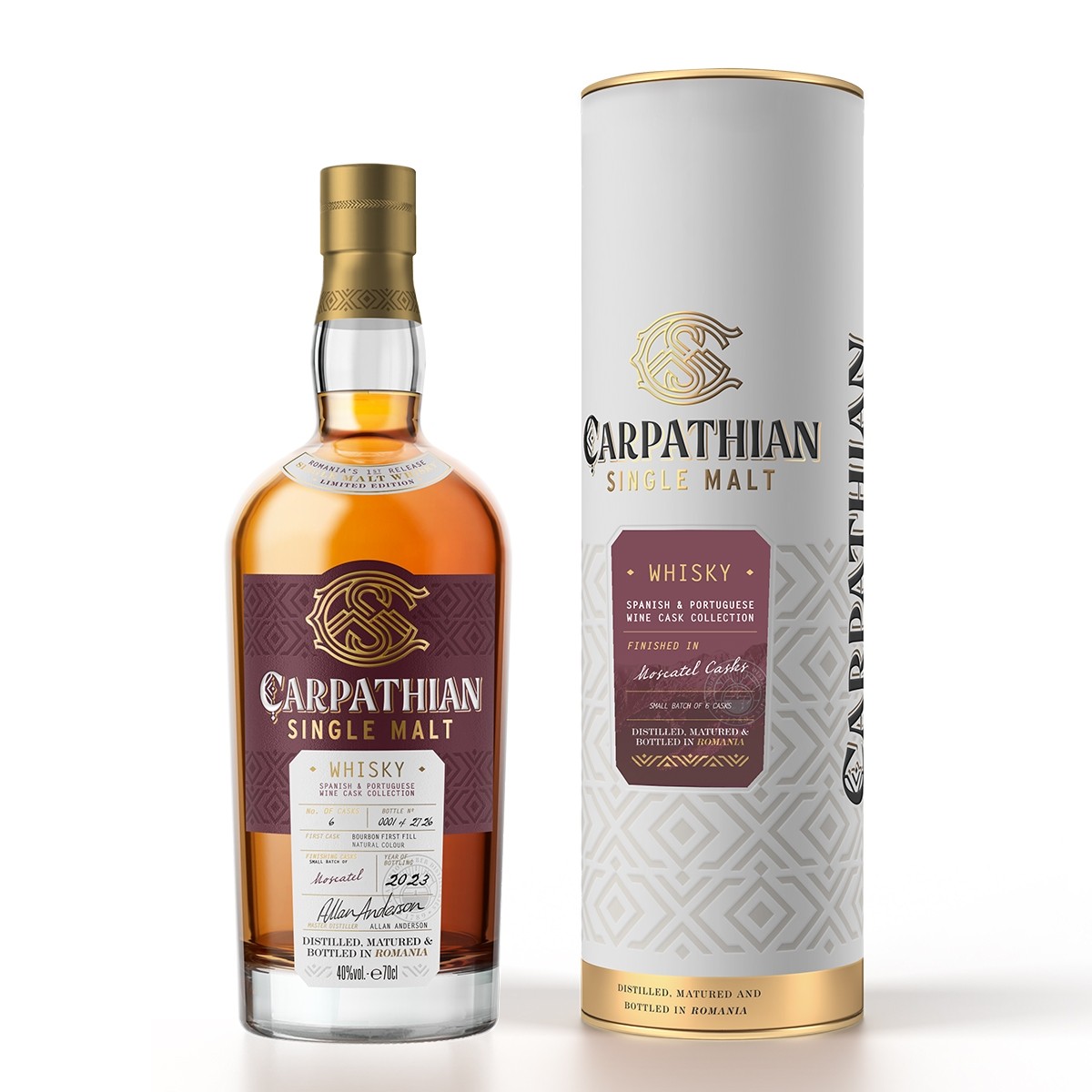 Carpathian Single Malt Moscatel 700 ml - 40%