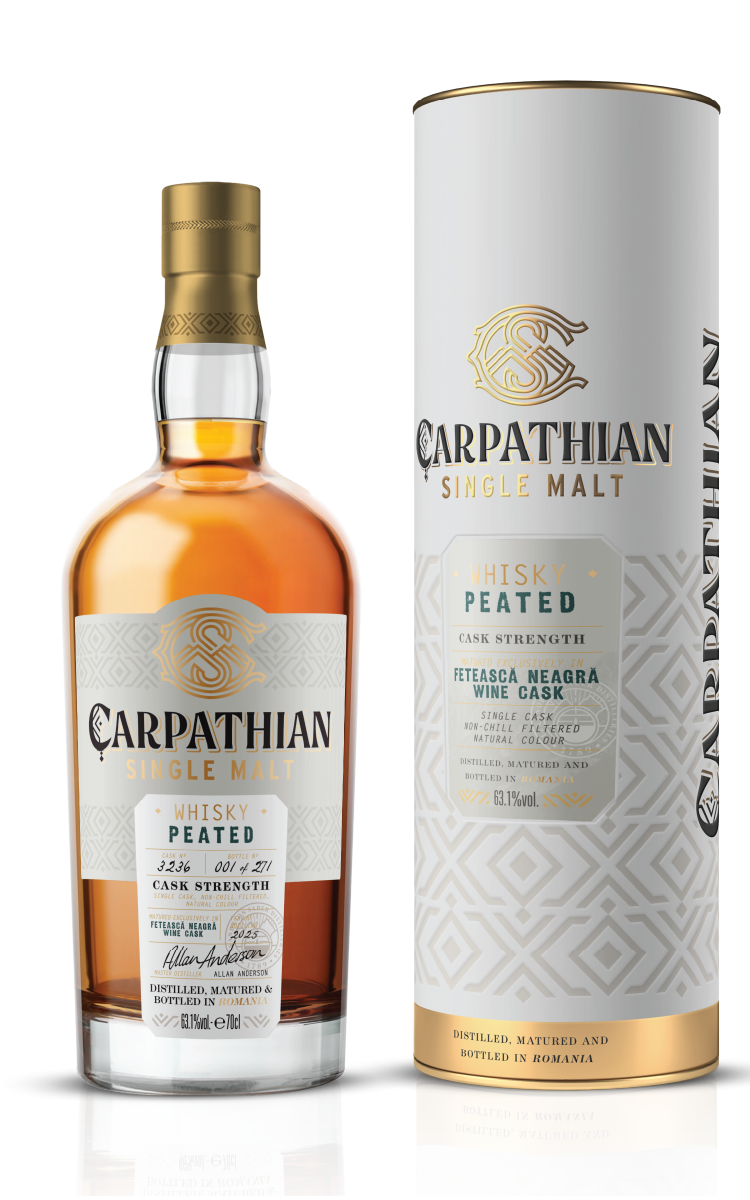 Carpathian Peated Feteasca Neagra Cask Strength  63.1% 