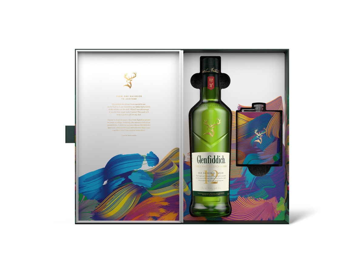 Glenfiddich 12 YO 0.7L + Flask