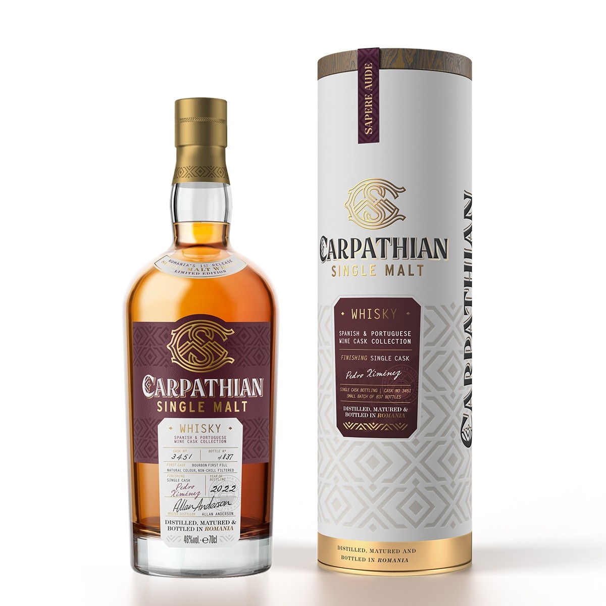Carpathian Single Malt Pedro Ximenez 700 ml - 46%