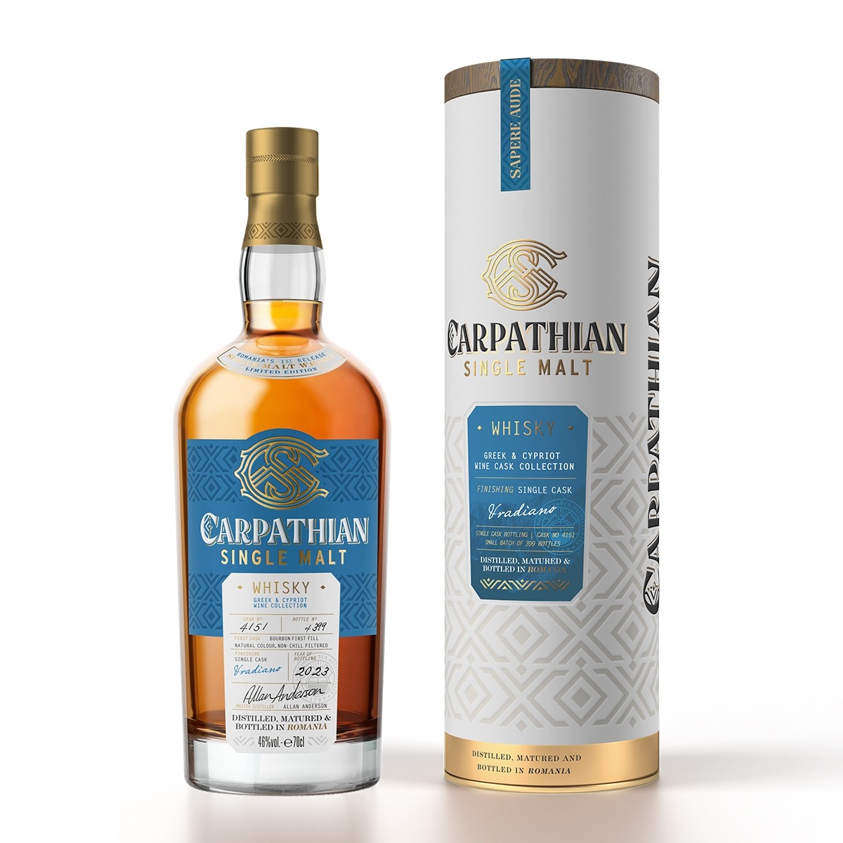 Carpathian Single Malt Vradiano 700 ml - 46%