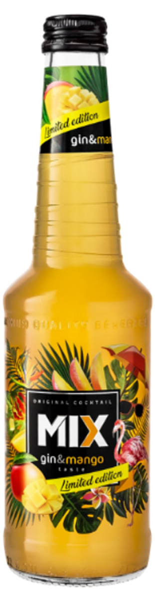 MIX Gin & Mango, 0,33l, 4%