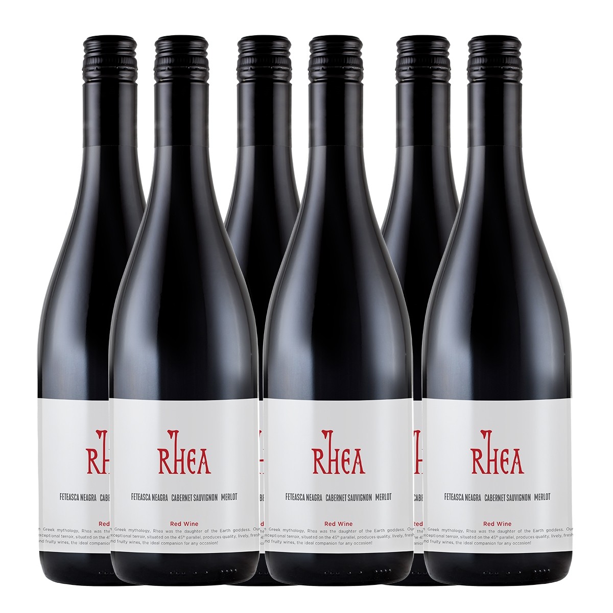 Pachet Rhea Rosu - 6 sticle
