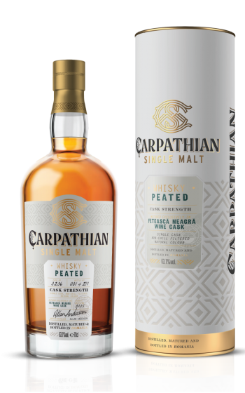 Carpathian Peated Feteasca Neagra Cask Strength  63.1%