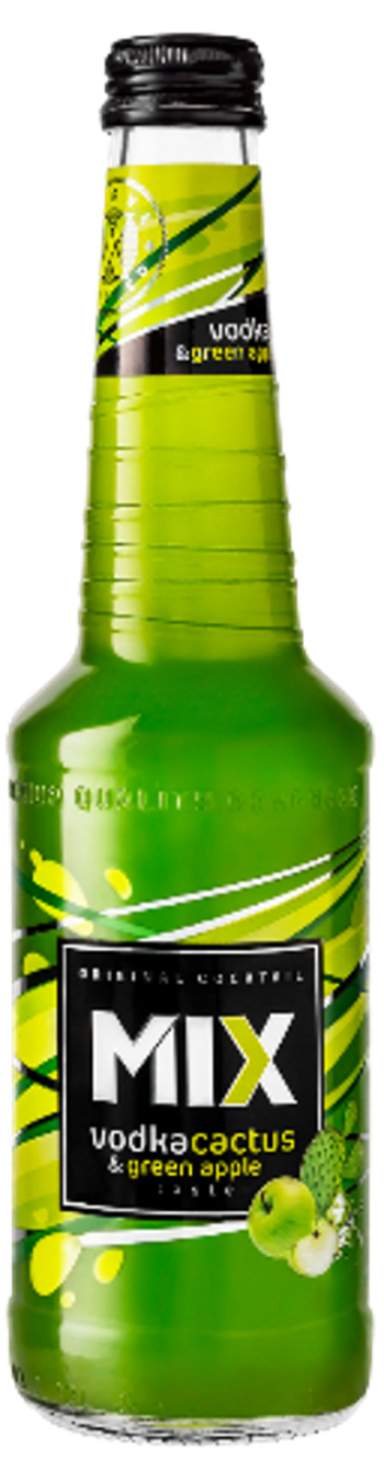 MIX Vodka & Green Apple Cactus, 0,33l, 4%