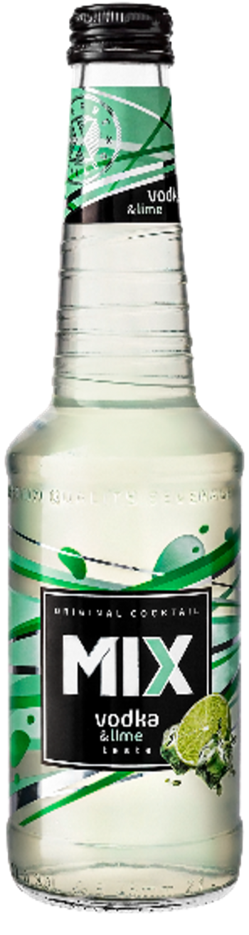 MIX Vodka & Lime, 0,33l, 4%