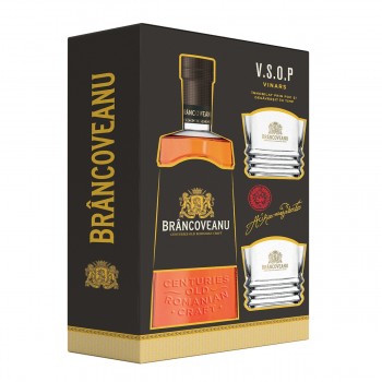 Brancoveanu VSOP 700ml + 2 pahare