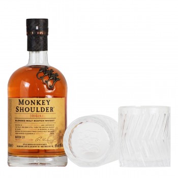 Monkey Shoulder 700 ml + 2 pahare cadou