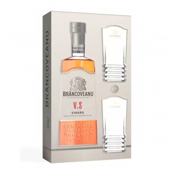 Pachet cadou Brancoveanu VS 700ml + 2 pahare