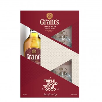 Grant`s 700 ml + 2 Glasses