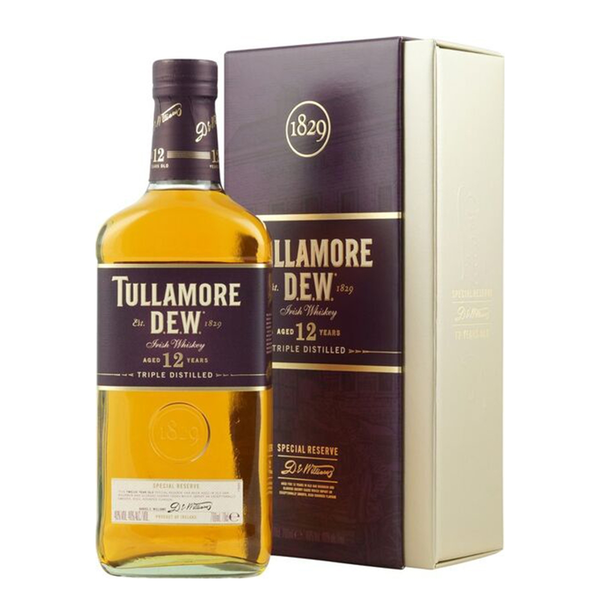 ウイスキーセットTullamore Dew Maker's Mark  Set Whisky Tullamore Dew, 0.7L + 2 pahare